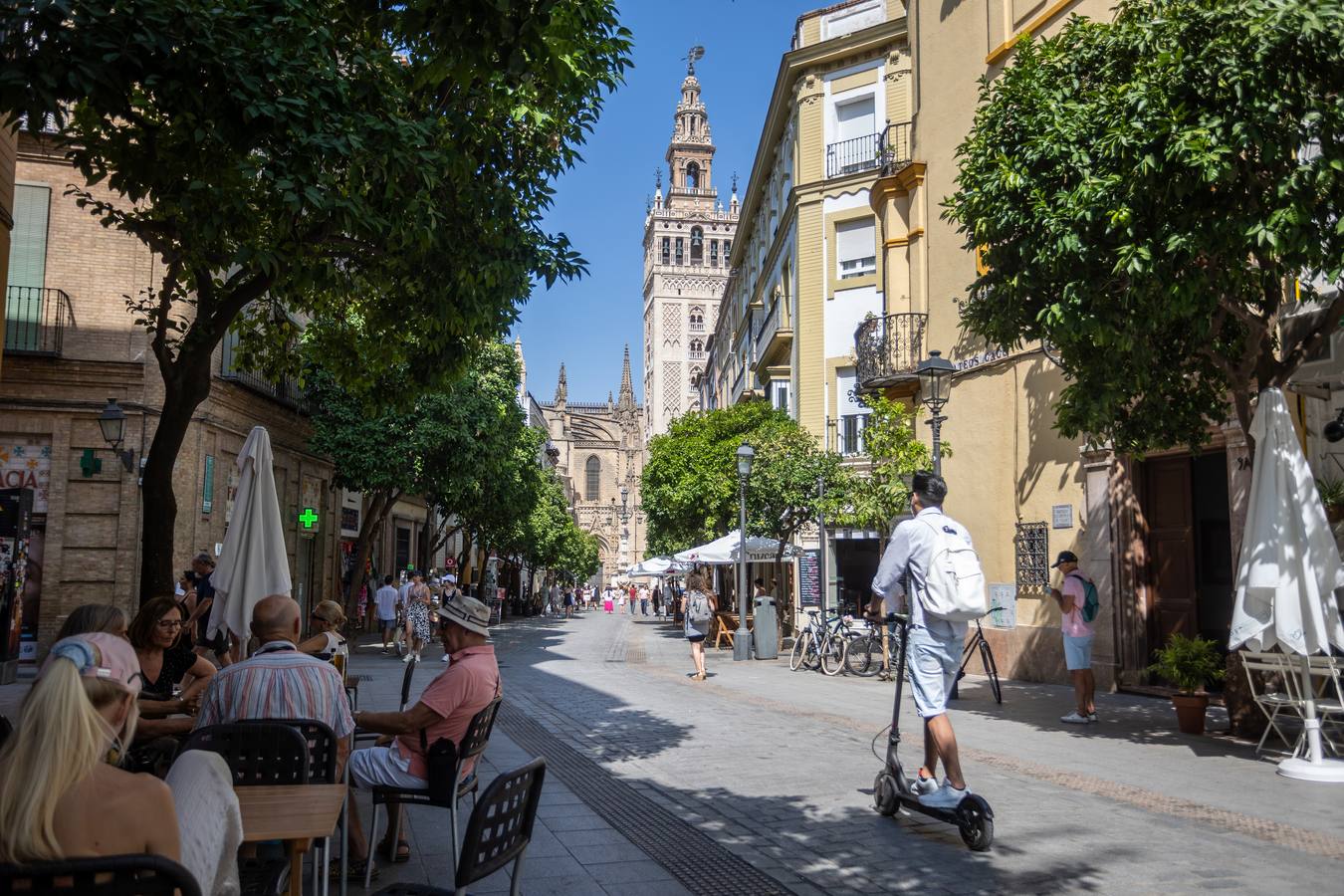 Ambiente del barrio de Santa Cruz