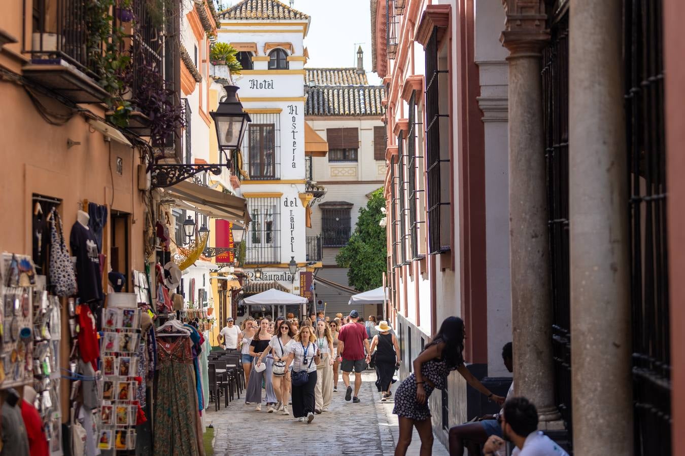 Ambiente del barrio de Santa Cruz