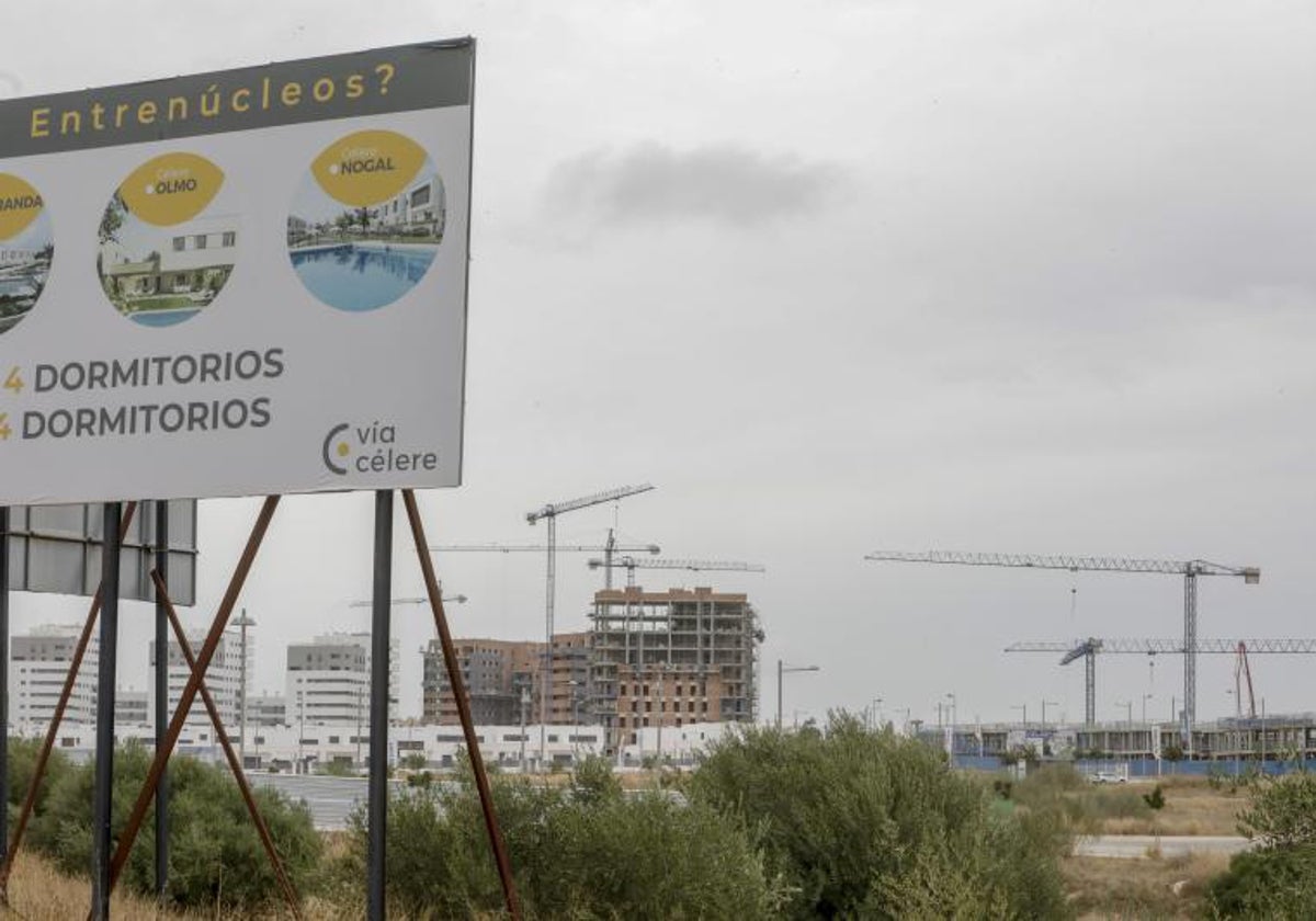 Imagen del barrio de Entrenúcleos en Dos Hermanas