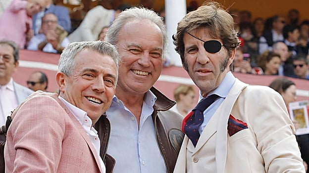 José Luis López 'El Turronero', Bertín Osborne y Juan José Padilla