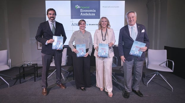 Luis Montoto, María Morales, Carolina España y Javier Targhetta