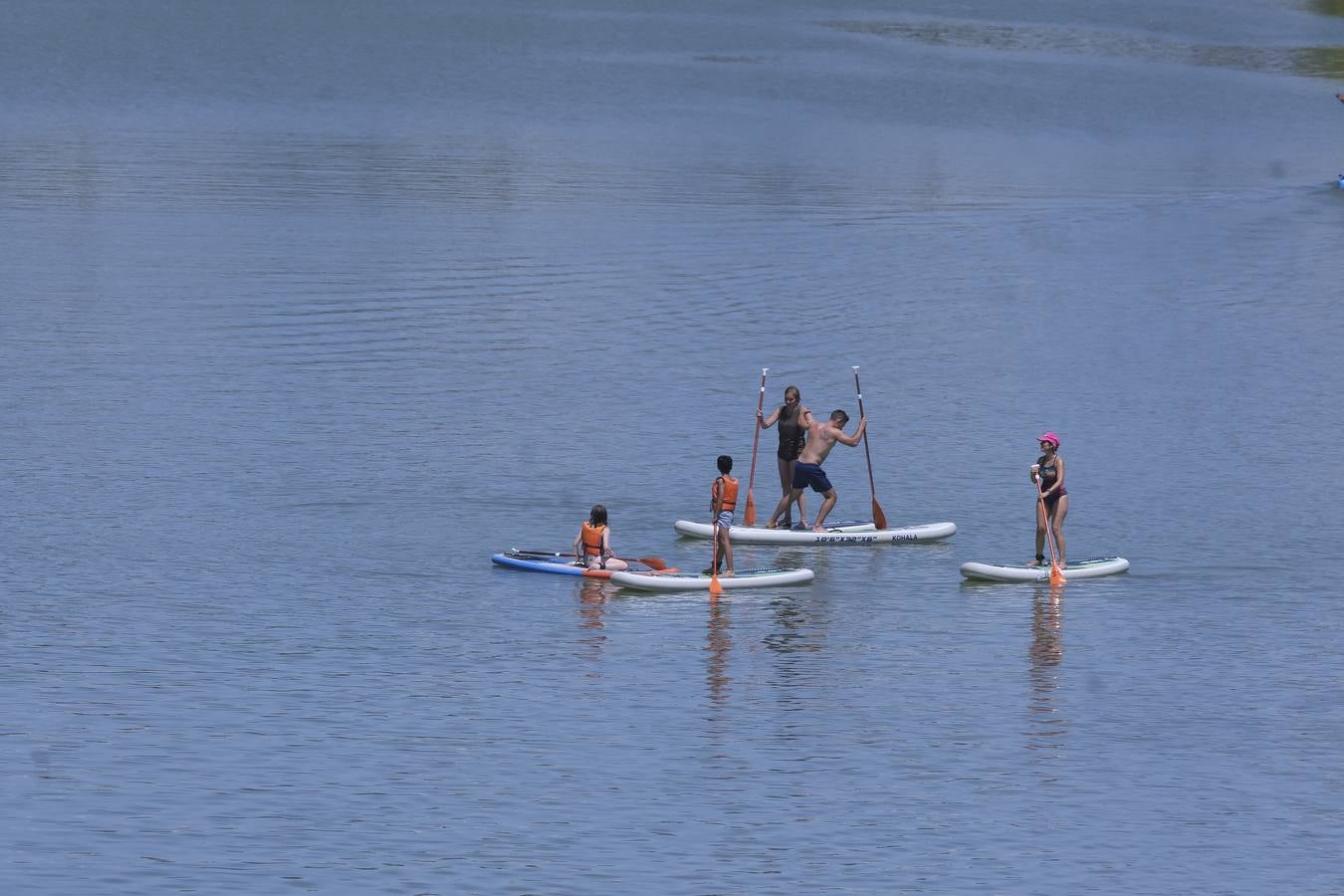 Ambiente muy caluroso en las calles de Sevilla