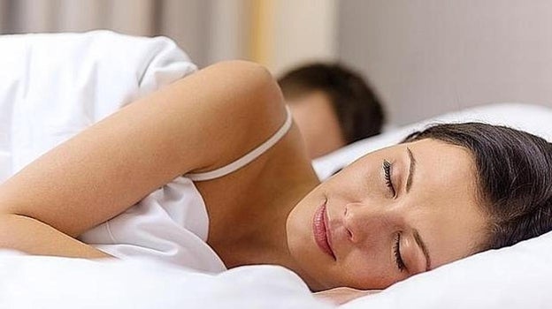 Imagen de una mujer durmiendo