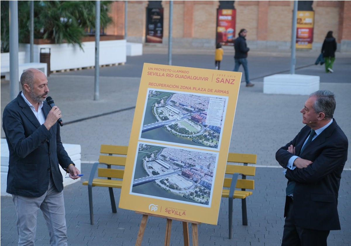 José Luis Sanz junto al nuevo gerente de Urbanismo, Fernando Vázquez