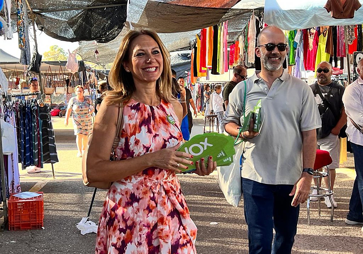 La candidata de Vox, Reyes Romero