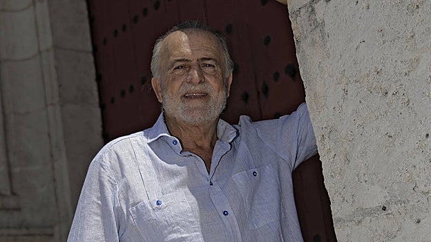 José Luis Cabeza, en un momento de la entrevista