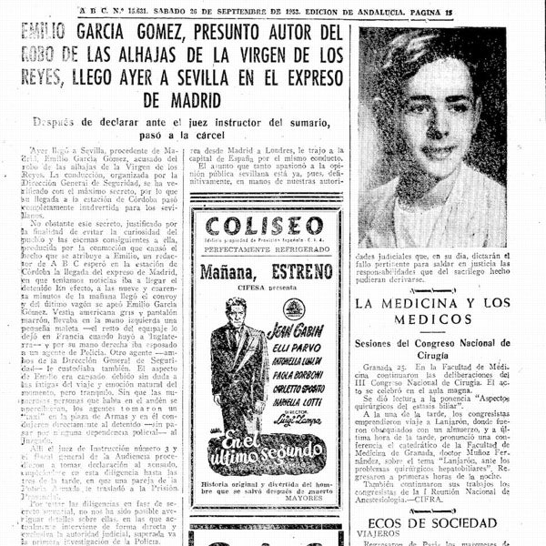 El robo de película del tesoro de la Virgen de los Reyes de Sevilla