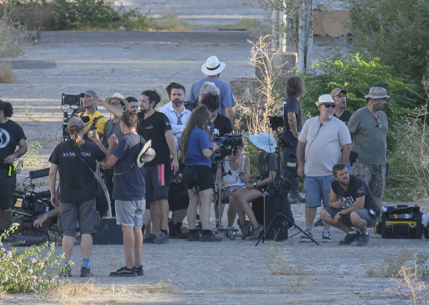 La Cartuja vive el rodaje de '1992', la serie de Álex de la Iglesia para Netflix