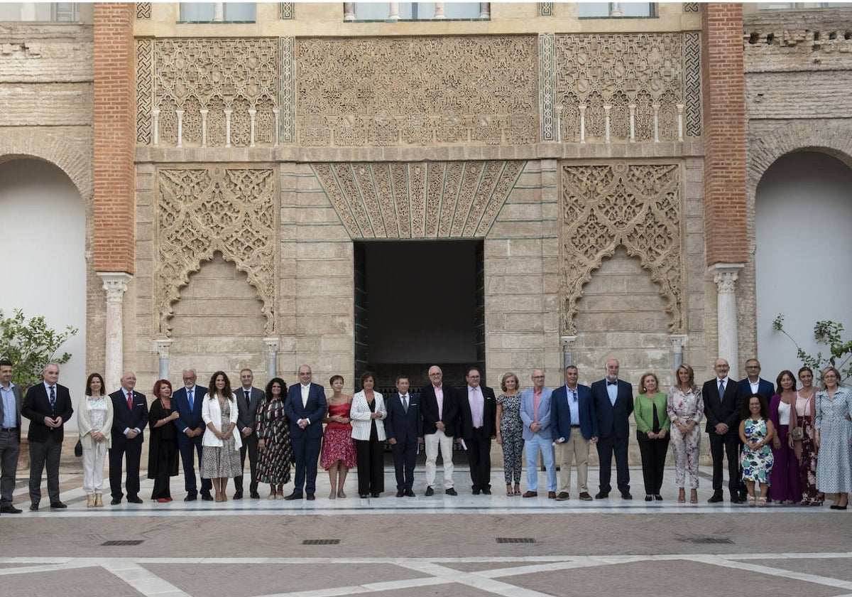 Acto de entrega de unos premios en el Real Alcázar