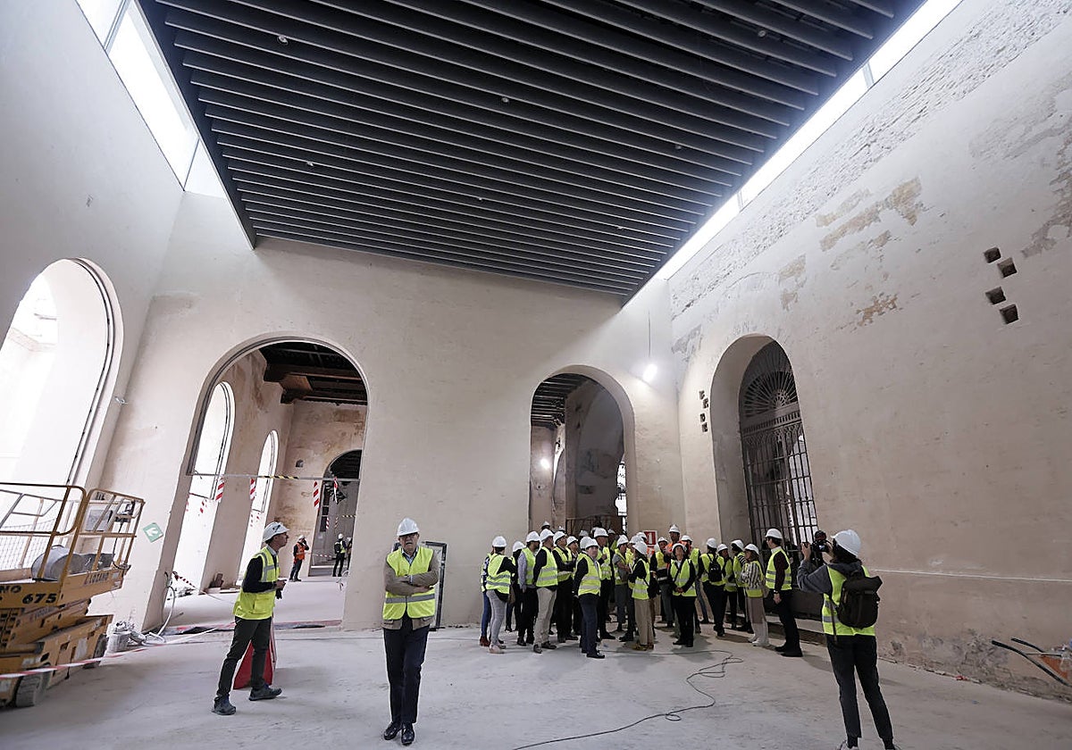 Estado de las obras de la Fábrica de Artillería el pasado mes de marzo