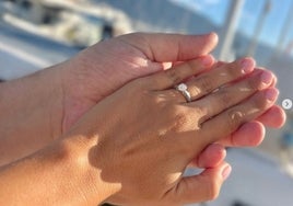 Manu Sánchez le pide matrimonio a Lorena, su pareja: «Sí quiero, sí eterno, sí a todo»
