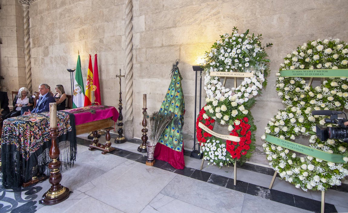 Capilla ardiente de María Jiménez en Sevilla