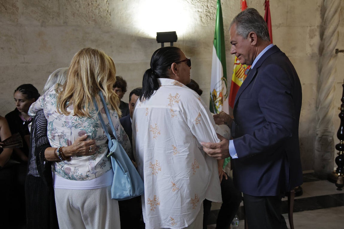 Capilla ardiente de María Jiménez en Sevilla