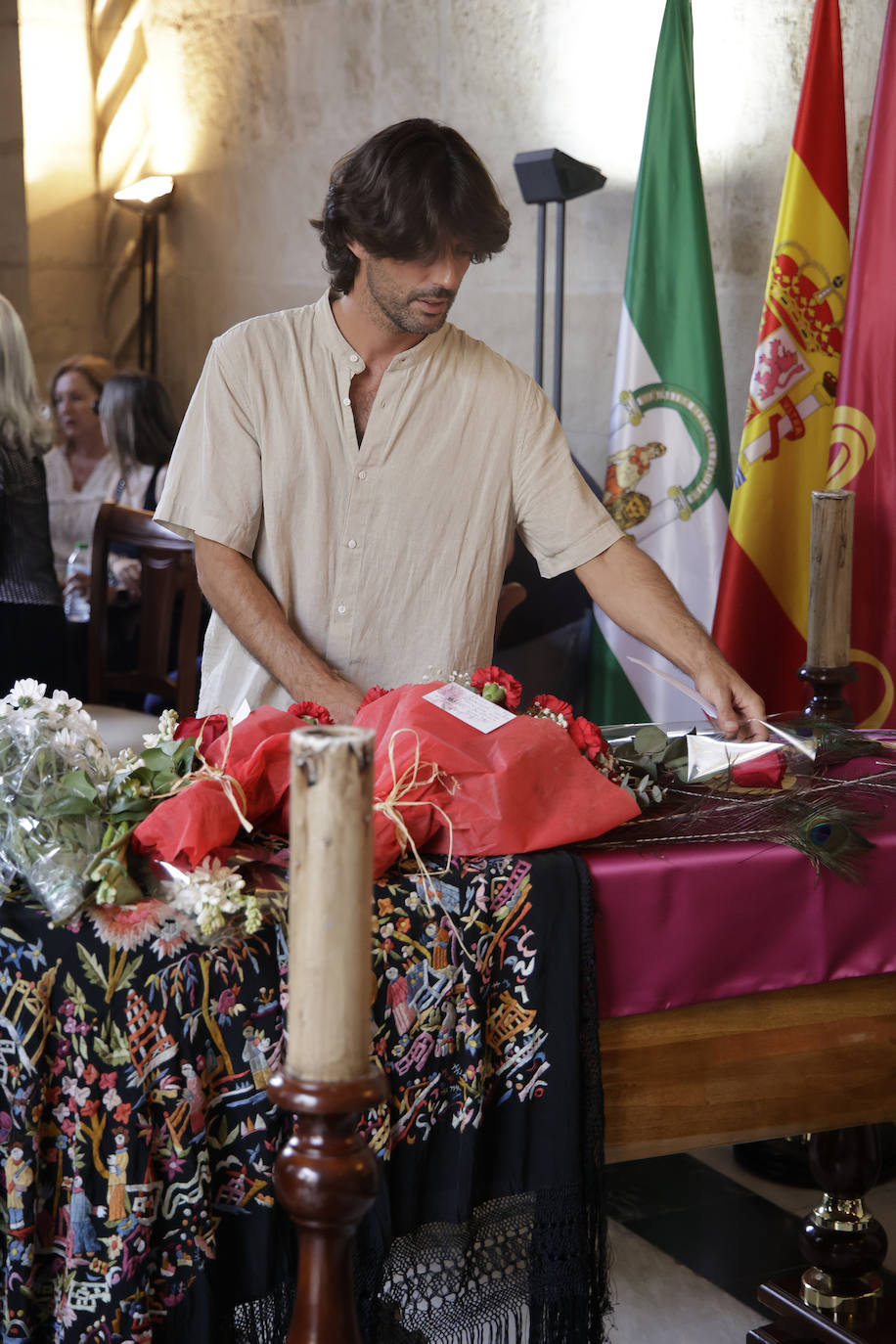 Capilla ardiente de María Jiménez en Sevilla