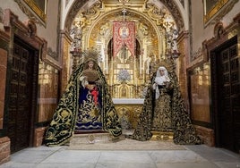 La inédita imagen de la Virgen de la Palma y la Soledad de San Lorenzo