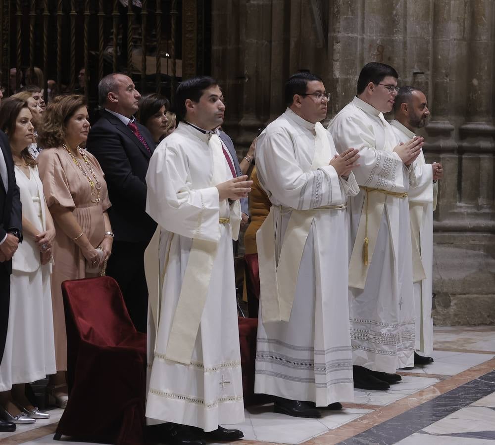 Liturgia de ordenación de nuevos sacerdotes en la Catedral