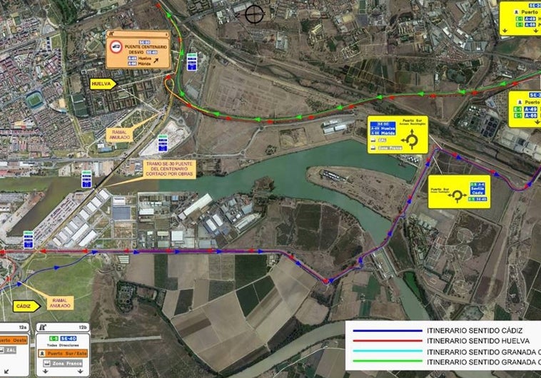 Itinerarios para el puente