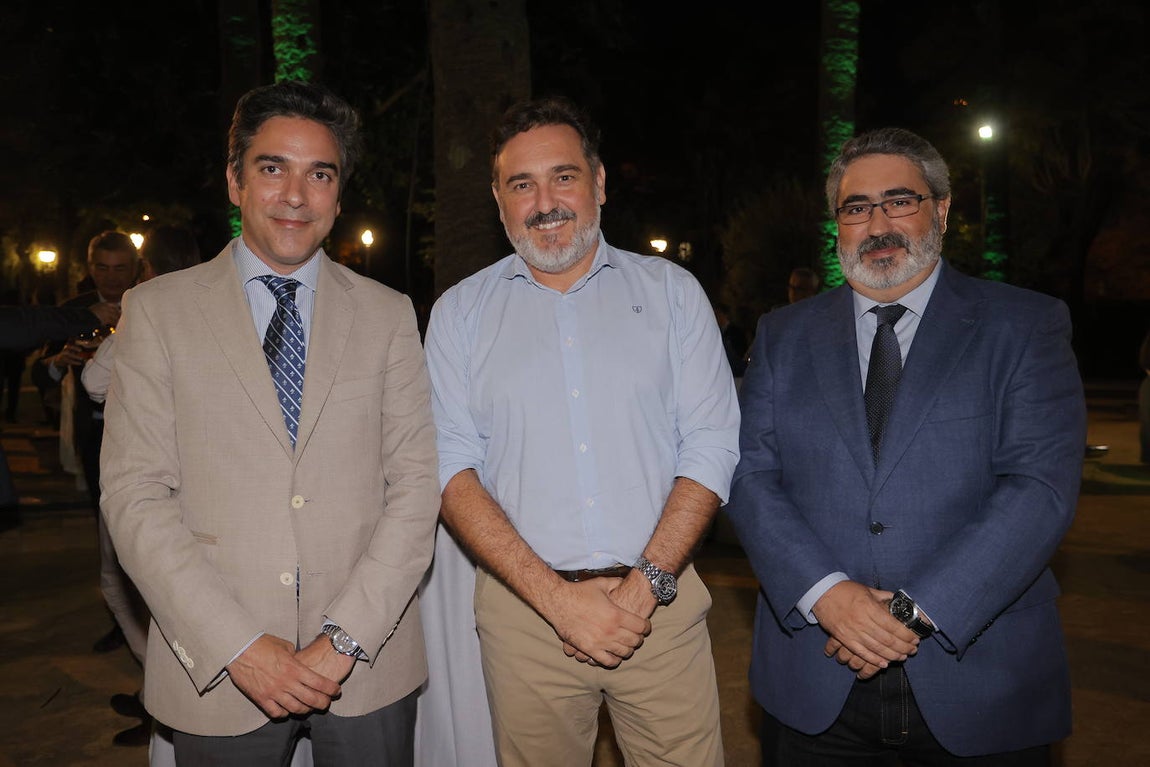 Pablo Fernández, Manuel Navarro y José Carlos Jiménez