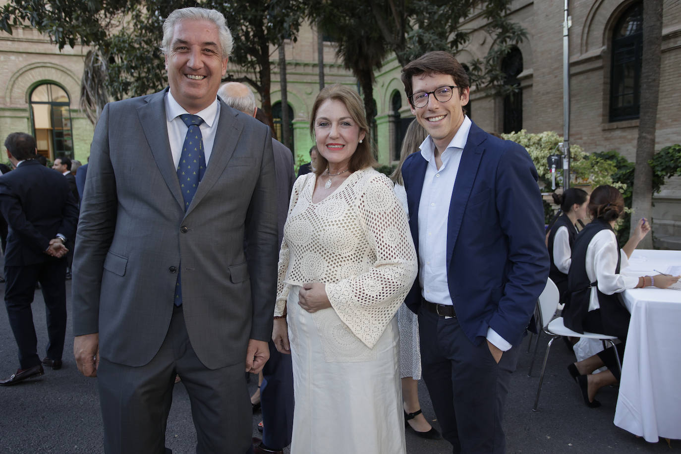 David Alva, Laura Robles y Jesús Robles