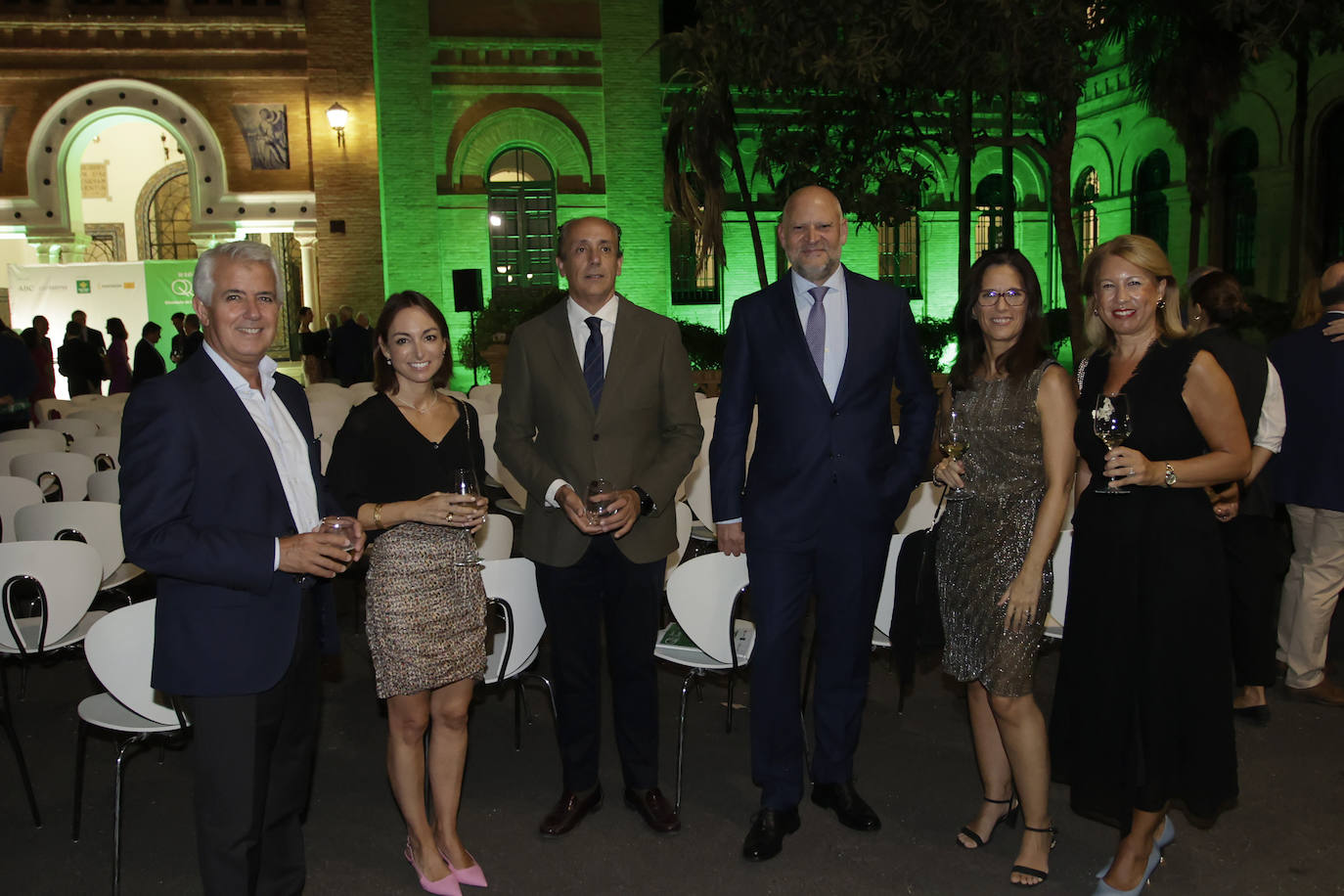 Juan Paneque, Lidia Álvarez, José Antonio Sola, Francisco Palma, Mariví Rodríguez y Sandra Pérez