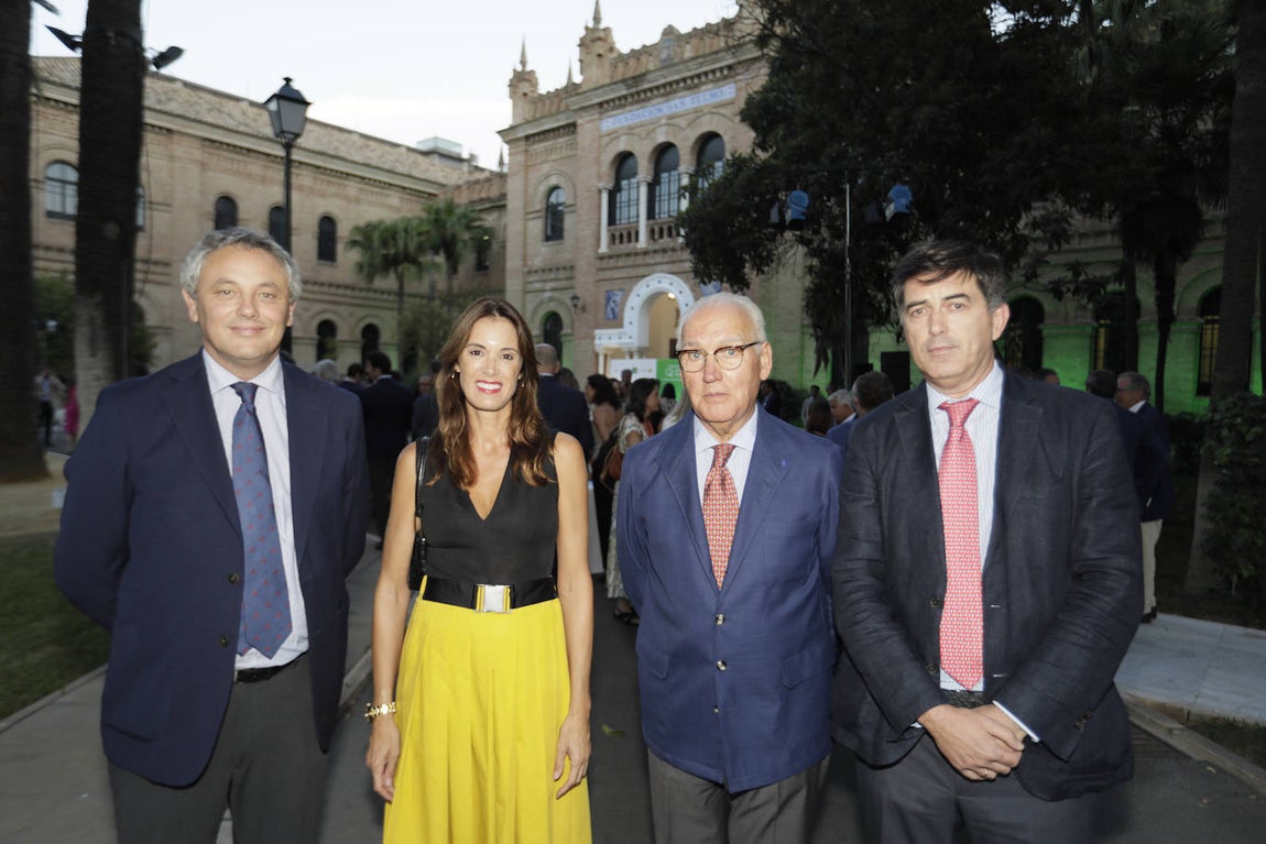 Alberto García Reyes, Zoila Borrego, Eustasio Cobreros y Juan Pérez Gálvez