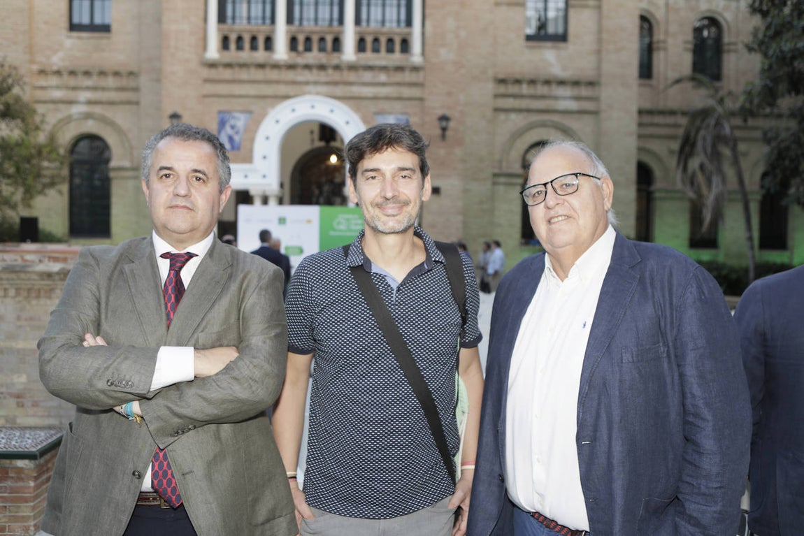 Manuel Morillo, Rafael Jaenes y Manuel Burgos