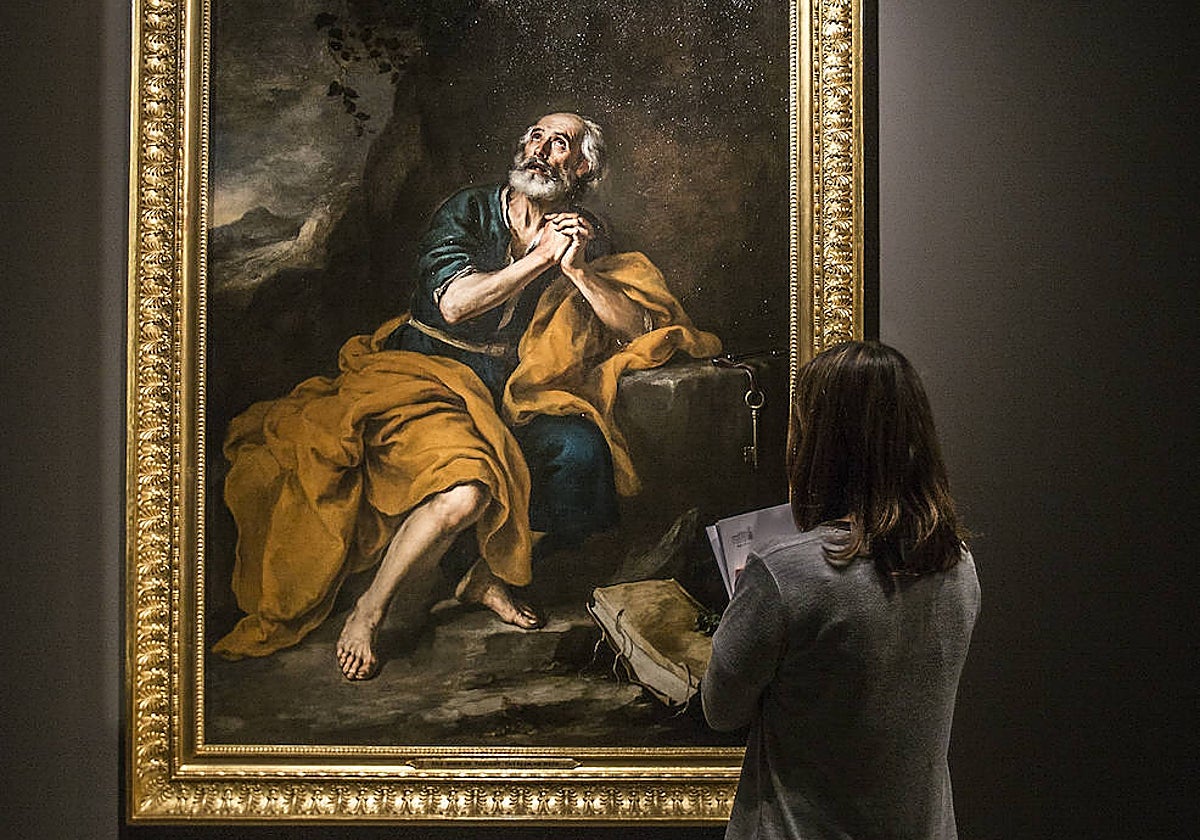San Pedro Penitente, obra de Bartolomé Esteban Murillo, propiedad de Abengoa