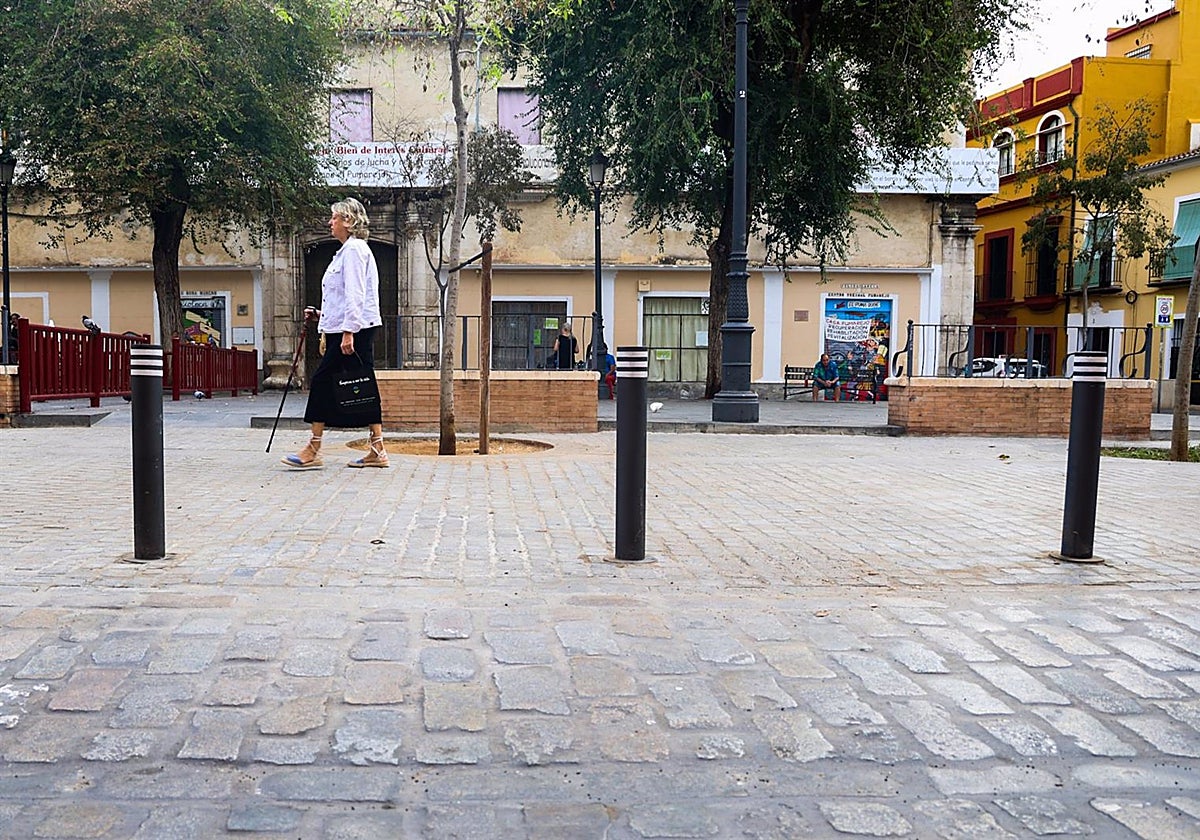 La plaza del Pumarejo, tras las obras