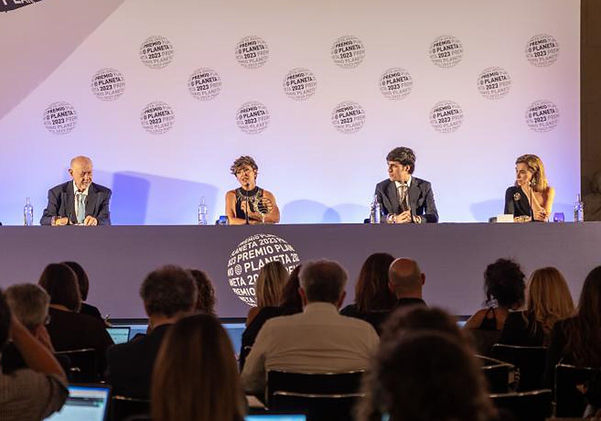 Sónsoles Ónega interviene tras recibir el LXXII Premio Planeta por el libro 'Las hijas de la criada'