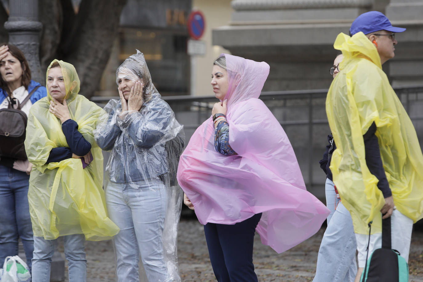  Jornada de jueves con fuertes lluvias provocadas por la borrasca 'Aline' en Sevilla