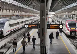 Las líneas de trenes afectadas en Sevilla por la borrasca Bernard se concentran en Córdoba, Utrera y Huelva