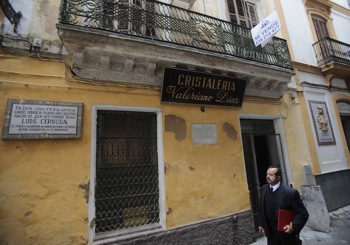 Imagen exterior de la casa natal de Luis Cernuda