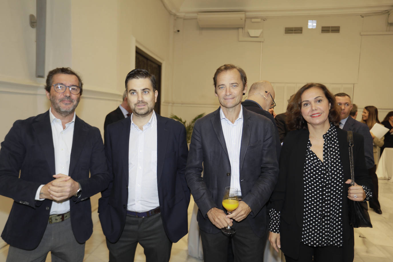 José Manuel Galán, Joaquín Moya, Cayetano Buendía y Rocío Gutiérrez