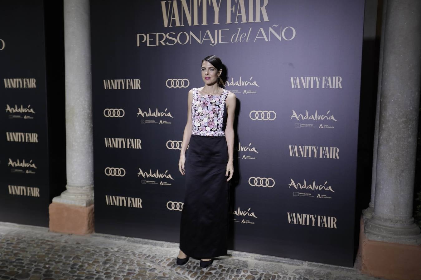 La premiada, Carlota Casiraghi. Gala de Vanity Fair en Sevilla. 