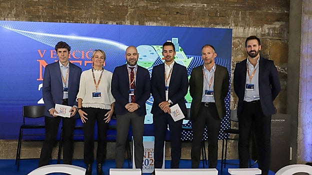 José Caraballo, Elena Iglesias, Francisco Javier Ramírez, Javier Ruiz, Benigno López y Rafael Castill