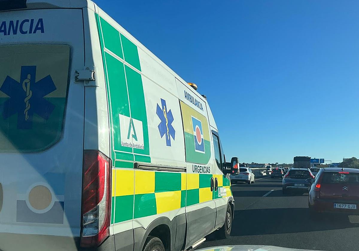 Las retenciones desde el Aljarafe han alcanzado los nueve kilómetros