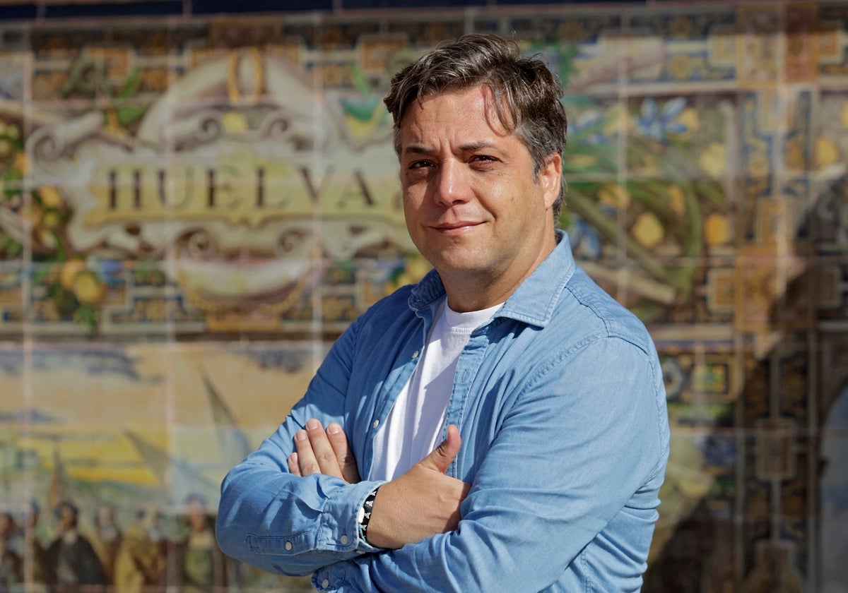 Paco Ortiz en la Plaza de España