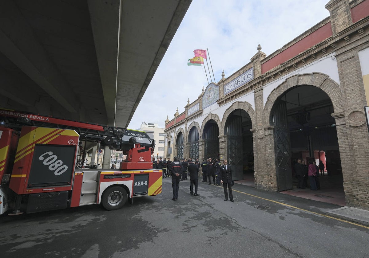 Parque central de Bomberos de Sevilla en San Bernardo