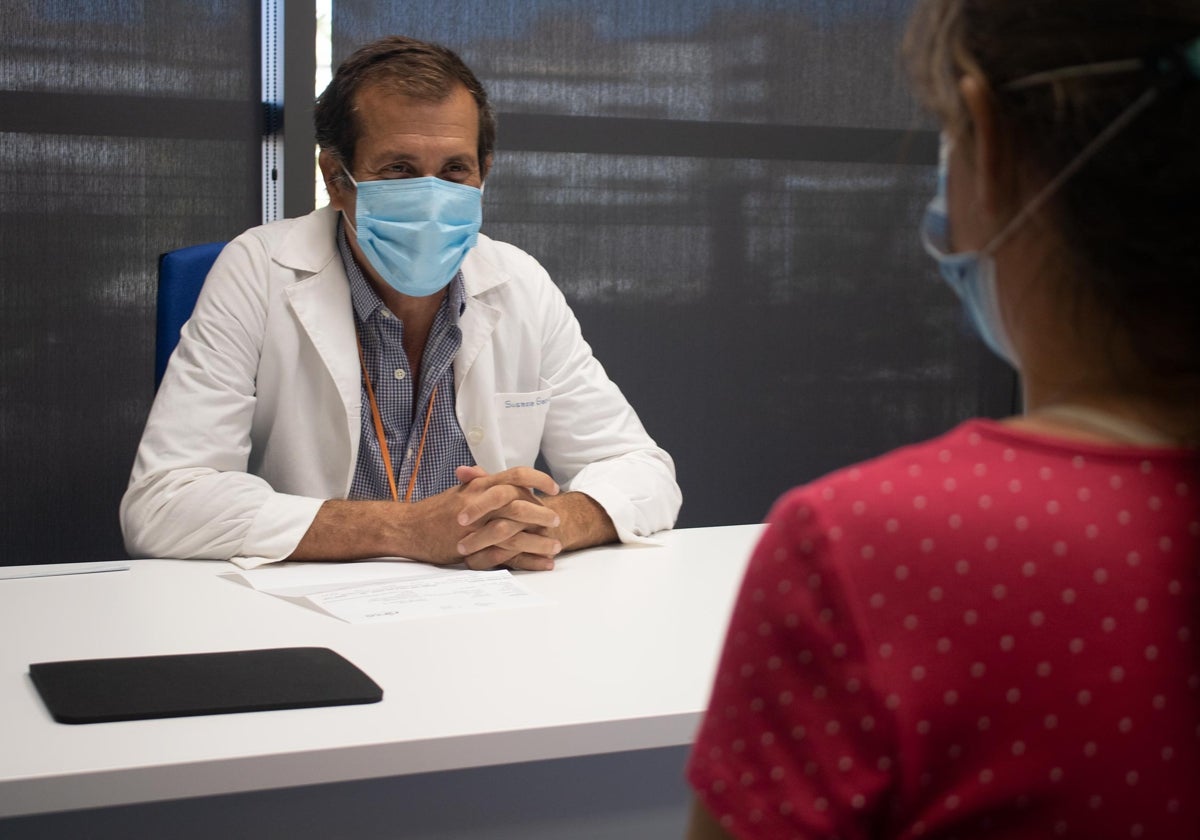 Una consulta de la Unidad de Salud Mental del Hospital Virgen del Rocío de Sevilla