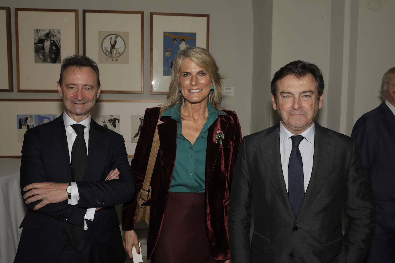 Ricardo Astorga, Cristina Luque y Luis Bolaños