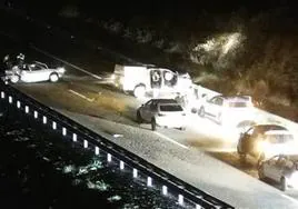 Un herido tras una colisión entre un coche y una furgoneta en la A-66