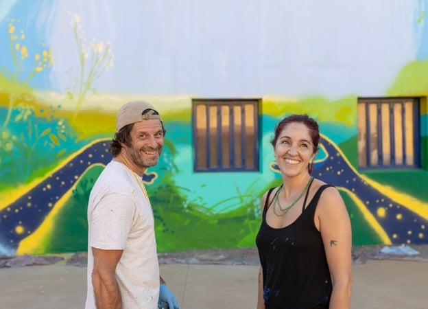 Pepe Yáñez y María Ortega Estepa