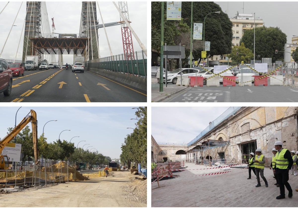 Las distintas obras que están actualmente abiertas en Sevilla