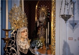 Besamanos de la Virgen de los Dolores de Santa Cruz