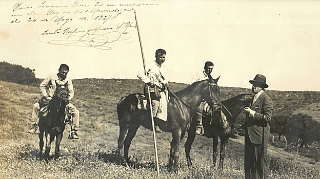 Imagen de aquellos primeros garrochistas