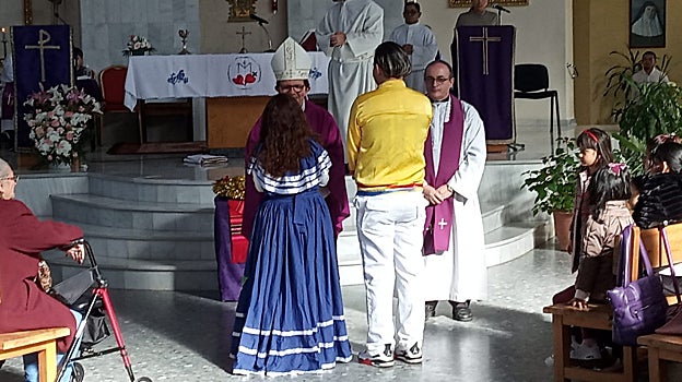 Gritería inmaculista en la Barzola