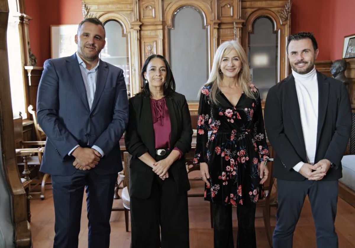 Curro Rodríguez, Victoria Cabrera, Patricia del Pozo y Pablo Morillo