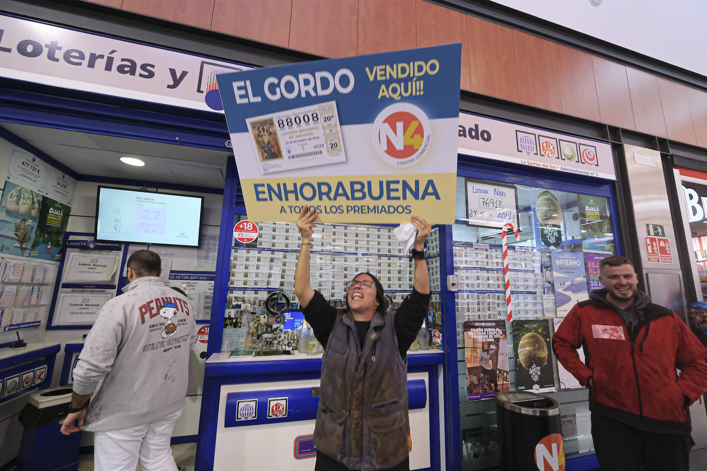 El Gordo de la Lotería de Navidad 2023 deja 60 millones de euros en Écija