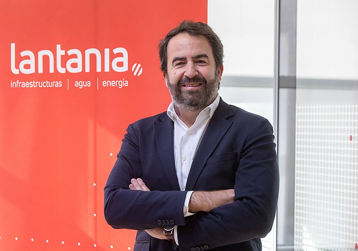 El director general de Agua de Lantania, Pedro Almagro, en la sede del PCT Cartuja