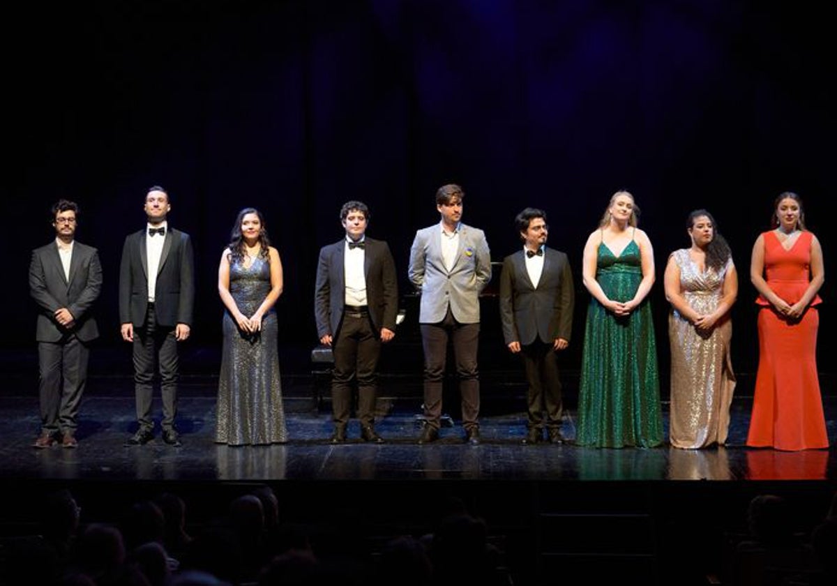Finalistas del Certamen de Nuevas Voces celebrado en 2022